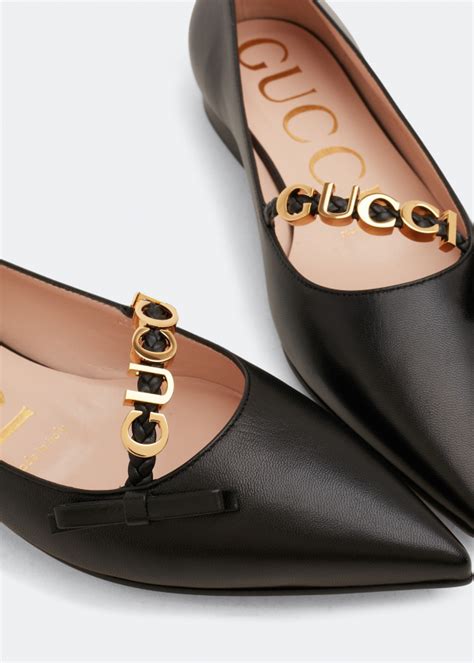 gucci mayfair ballet flats|gucci black ballet flats.